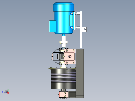 A03-起重卷扬机右视缩略图