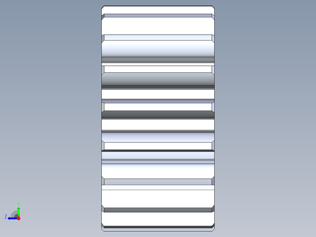 正齿轮-m2 20PA 18t Spur Gear右视图
