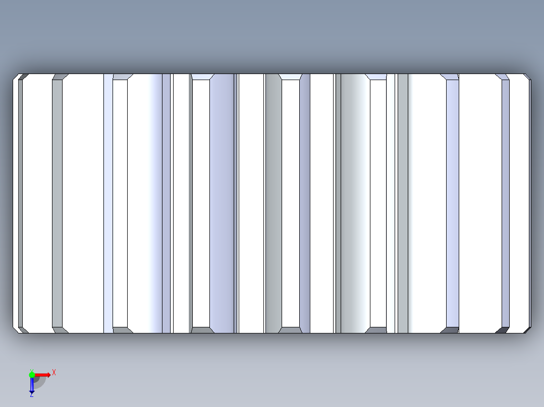 正齿轮-m2 20PA 18t Spur Gear俯视图