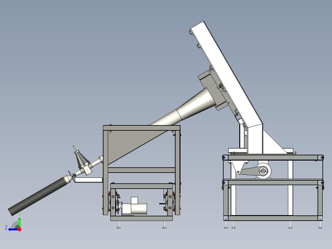 防火试验装置右视图