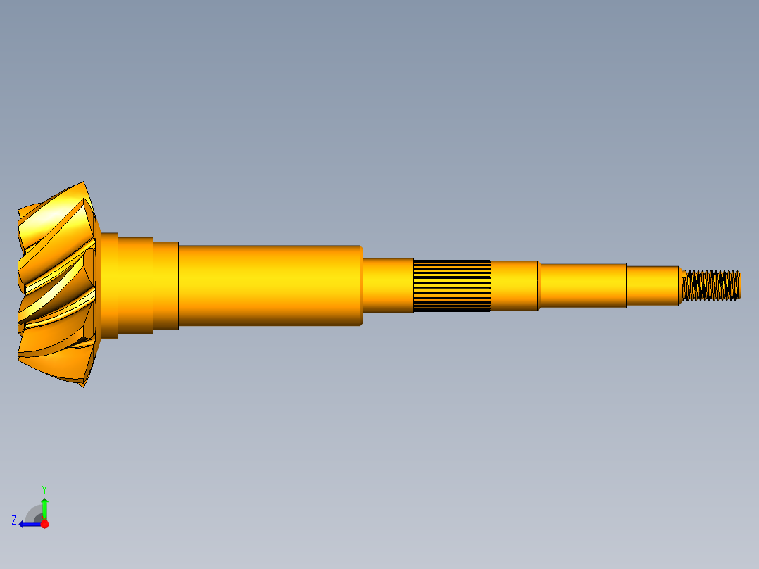 P091-桑塔纳2000汽车传动机构匹配及变速器设计和三维UG建模及仿真右视图