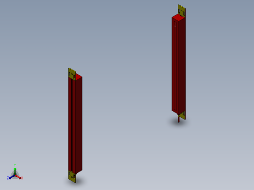 安全光栅正等轴测缩略图