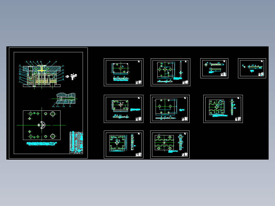 JX757-锥齿轮的注塑模具设计【一模四腔】