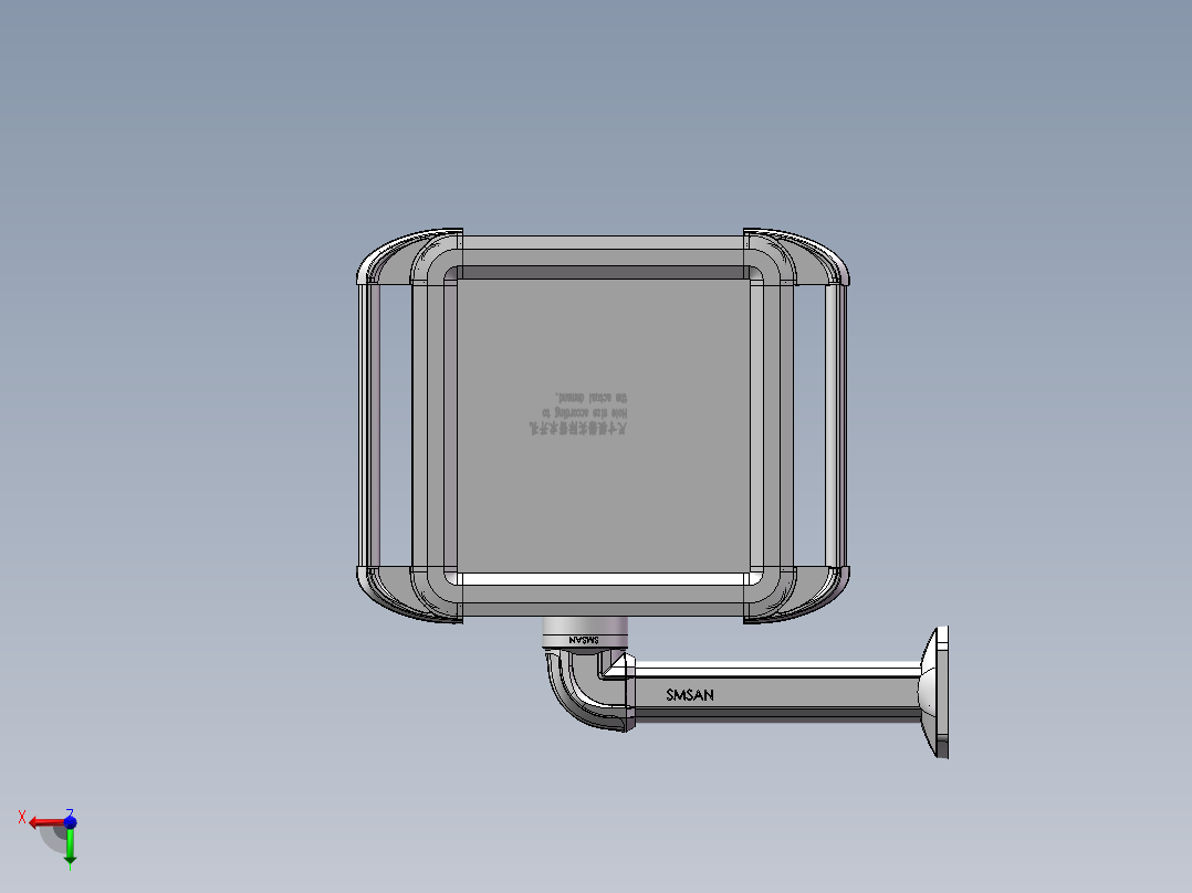向上固定底座+90度箱体连接器+控制箱