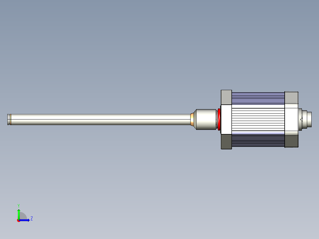 NOVOTECHNIK直线位移传感器TH1左视图