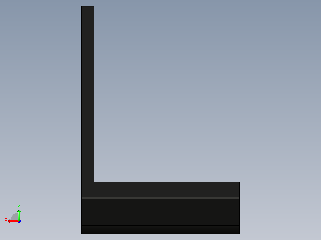 型材-BR 40X80 ANGLE BRACKET CAP KJN529008后视图