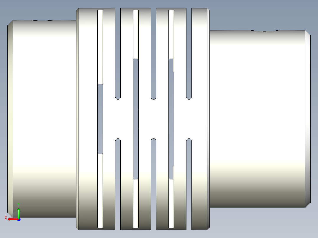 联轴器-Coupling_-_110-88_98-51x40-150_68-Yes后视图