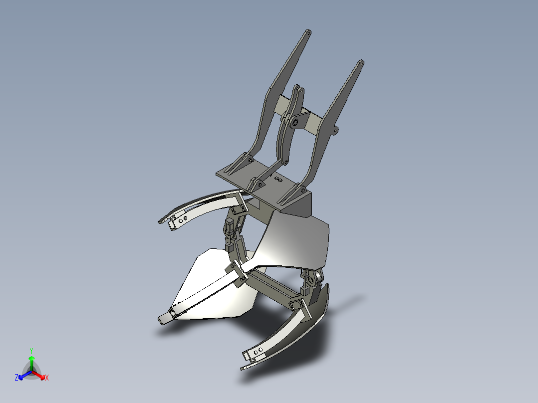 挖树机装置三维+二维==811593==180主视图
