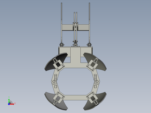 挖树机装置三维+二维==811593==180前视缩略图