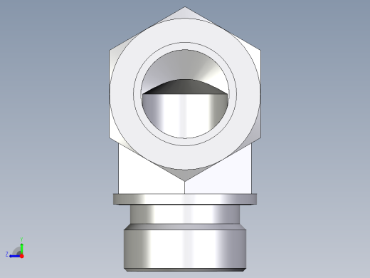 卡套式工业通用硬管接头EO_Male_stud_elbow_WE28LR71右视缩略图