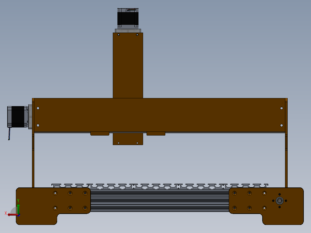 数控机床后视图