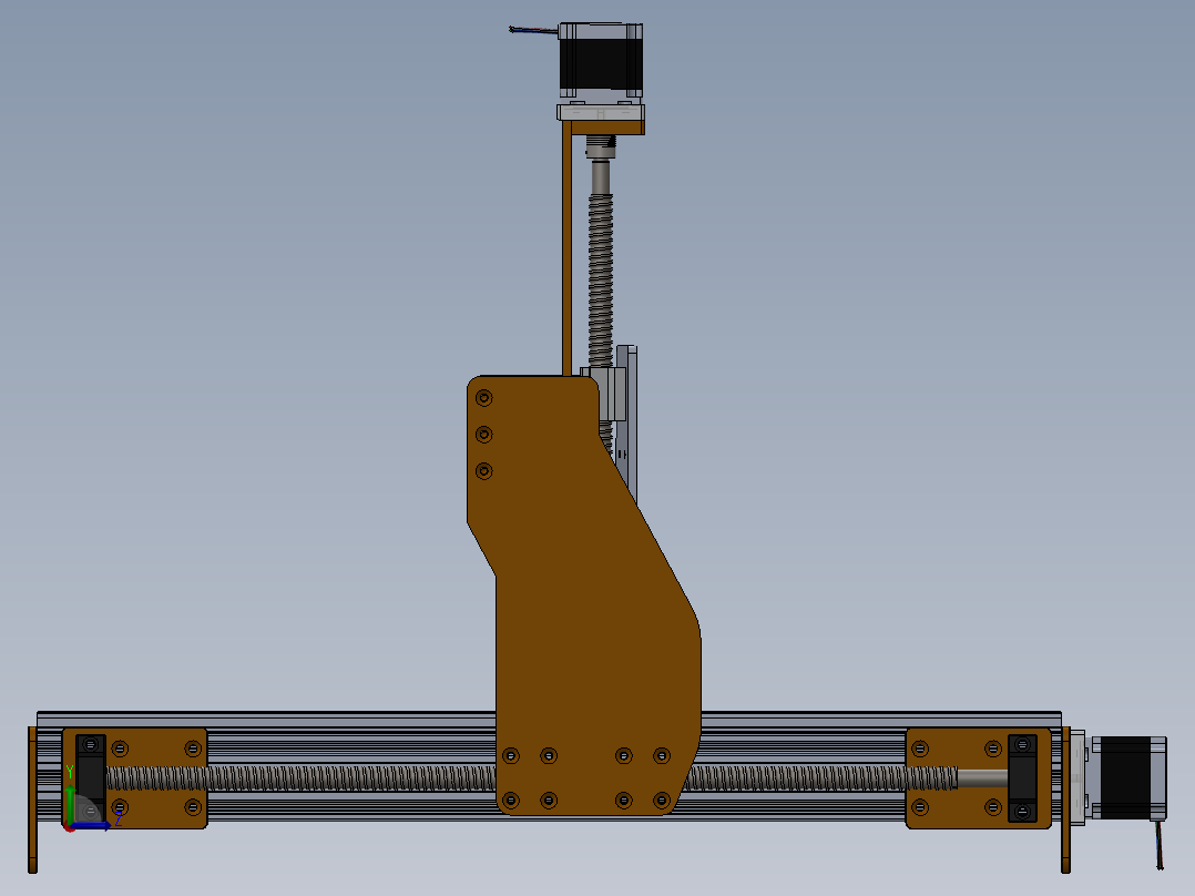 数控机床左视图