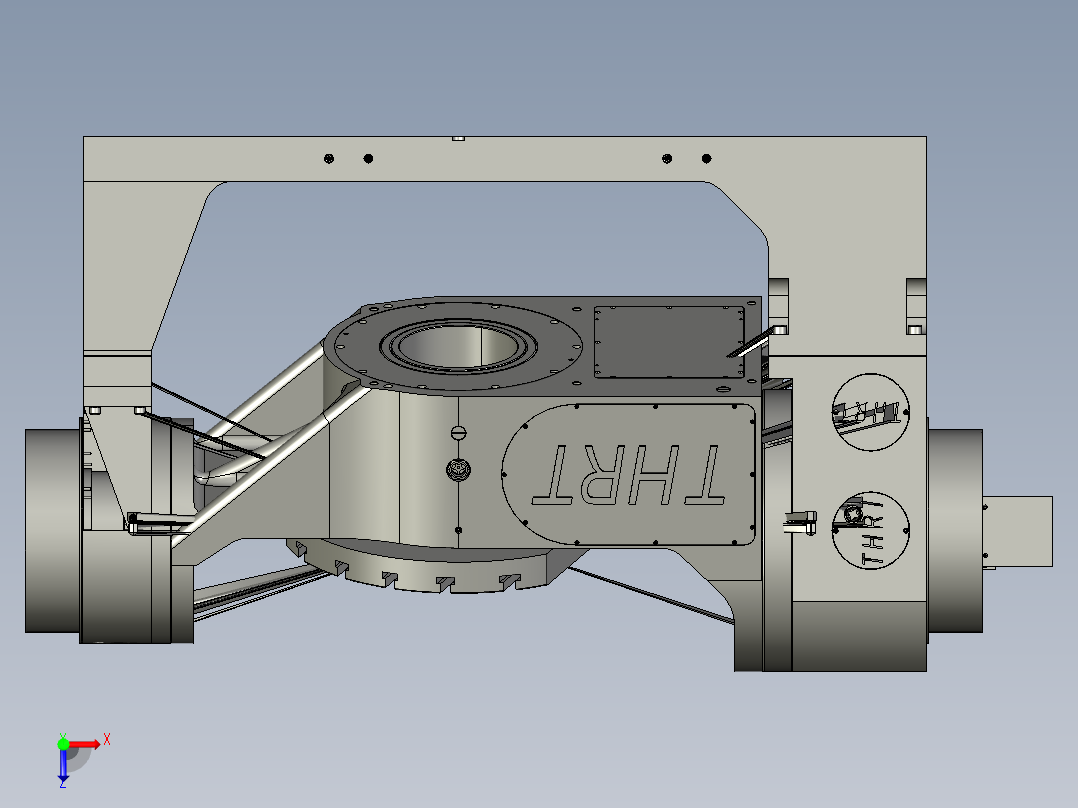 5AX-HR630L摇篮俯视图