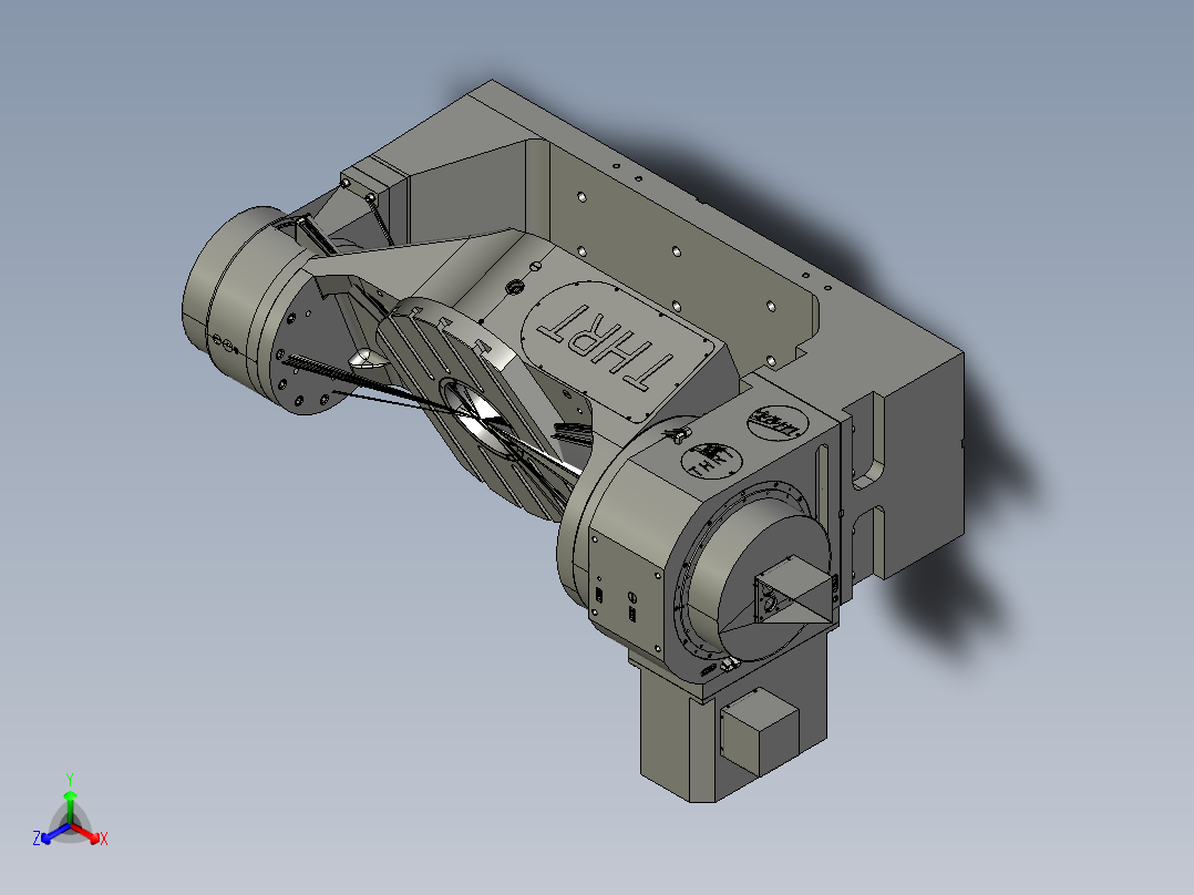 5AX-HR630L摇篮正等轴测图
