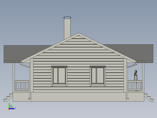 小木屋左视缩略图