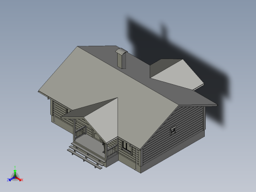 小木屋正等轴测缩略图
