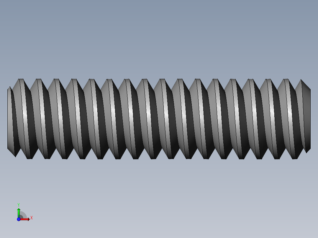 DIN 913-ISO 4026 固定螺钉-M1.6 L=6.SLDPRT前视图