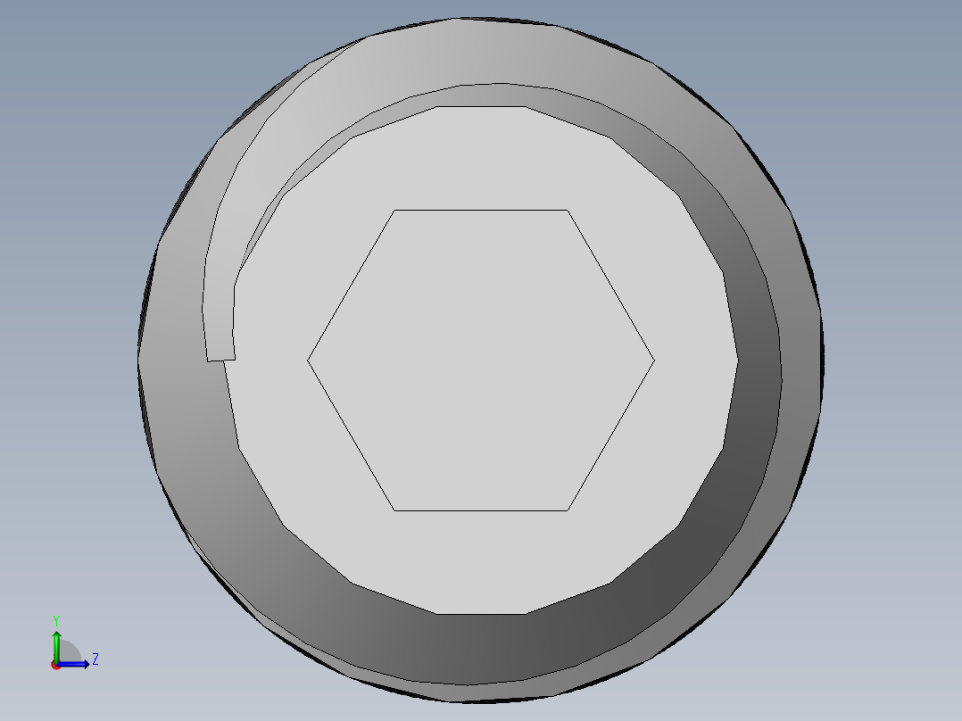 DIN 913-ISO 4026 固定螺钉-M1.6 L=6.SLDPRT左视图