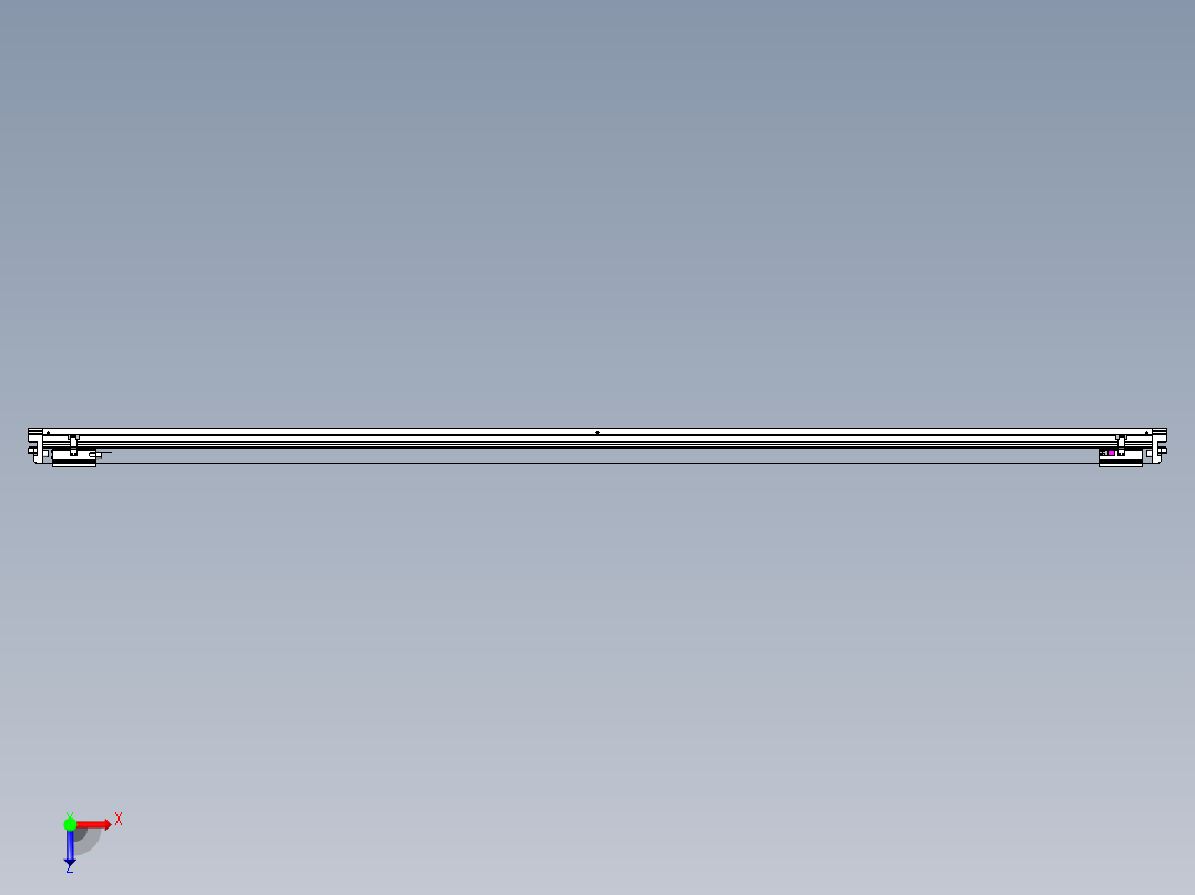 威洛博VL系列3d模型模组2VL22H1Y-S2500俯视图