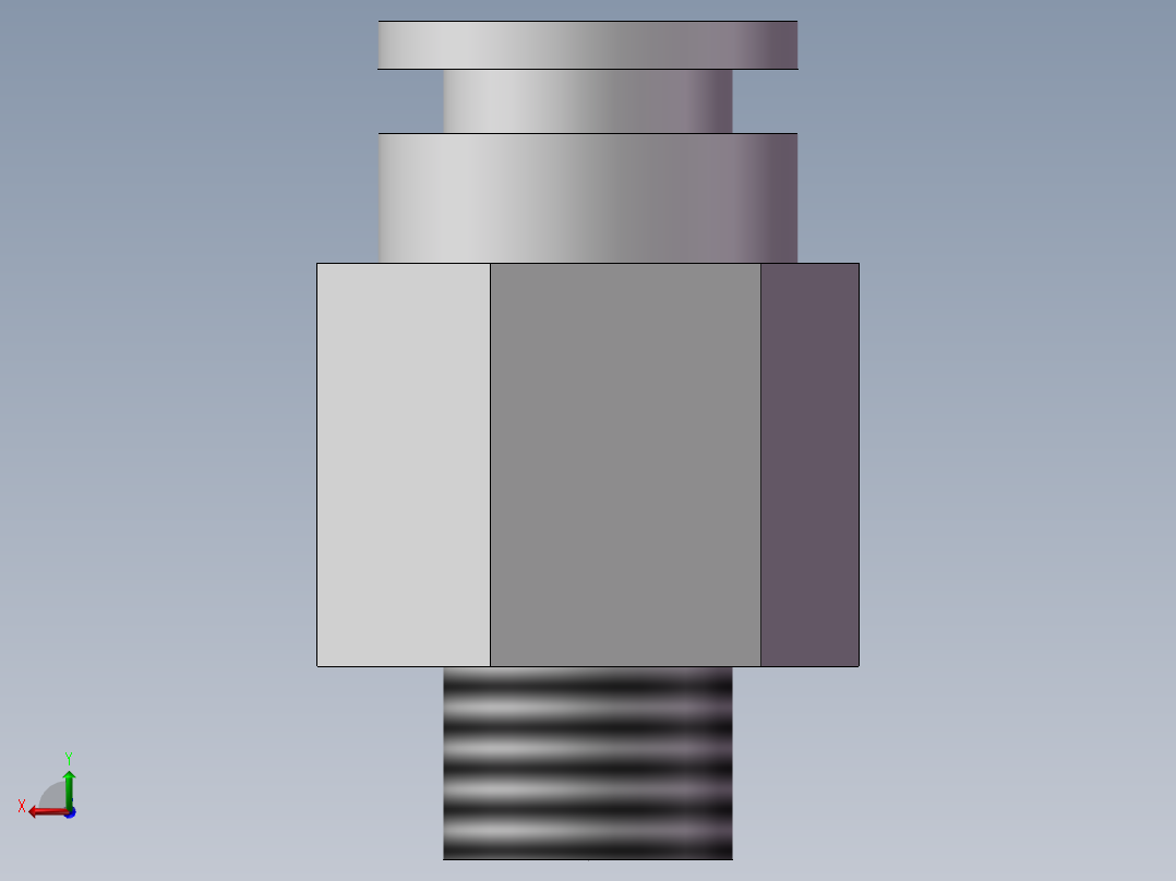 通用管接头美制1-8123f后视图