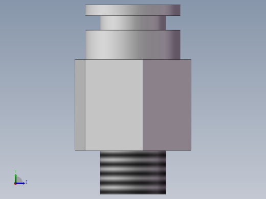 通用管接头美制1-8123f左视缩略图