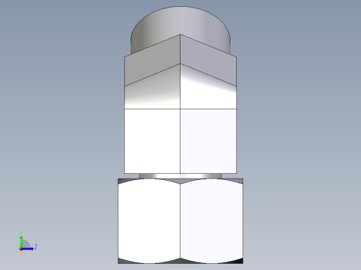 卡套式工业通用硬管接头EO_Swivel_nut_45_deg_elbow_EV16SOMDCF左视缩略图