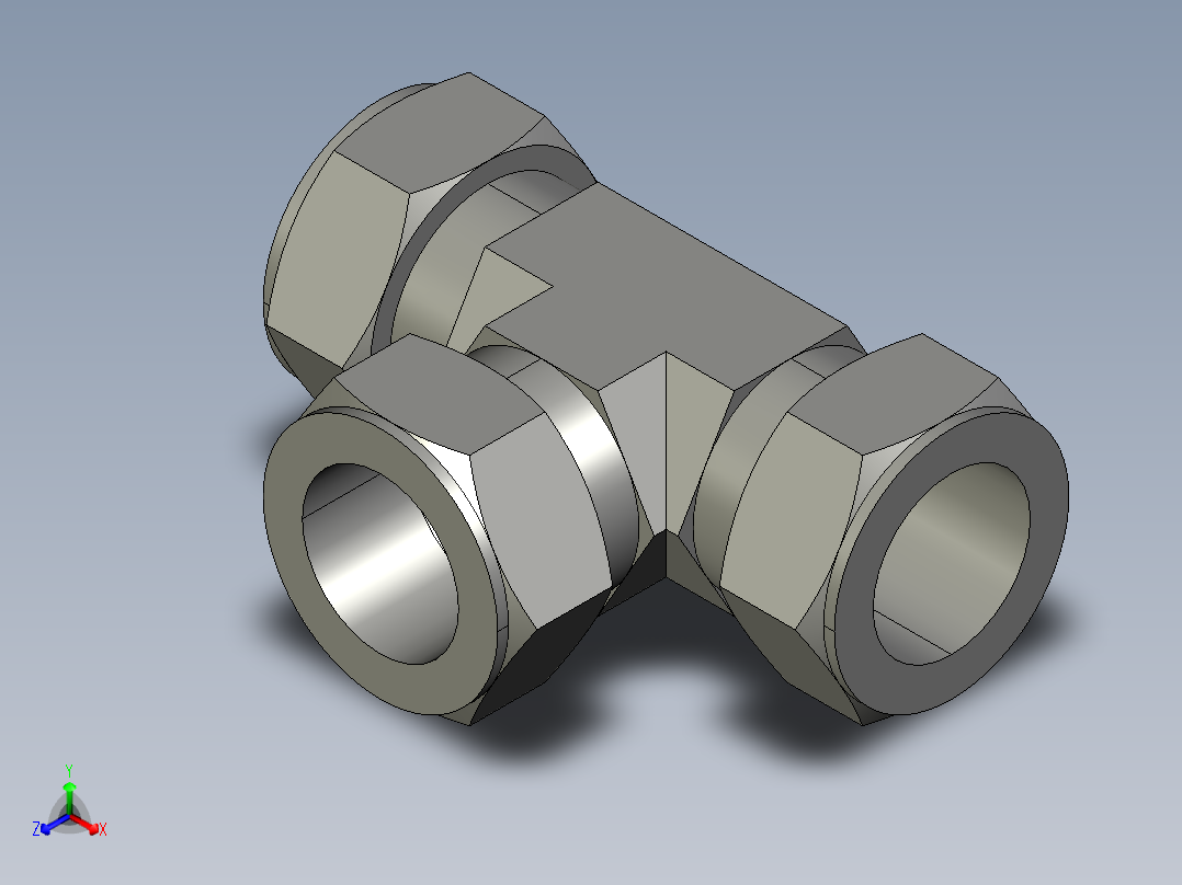 卡套式工业通用硬管接头24_jbu-s主视图