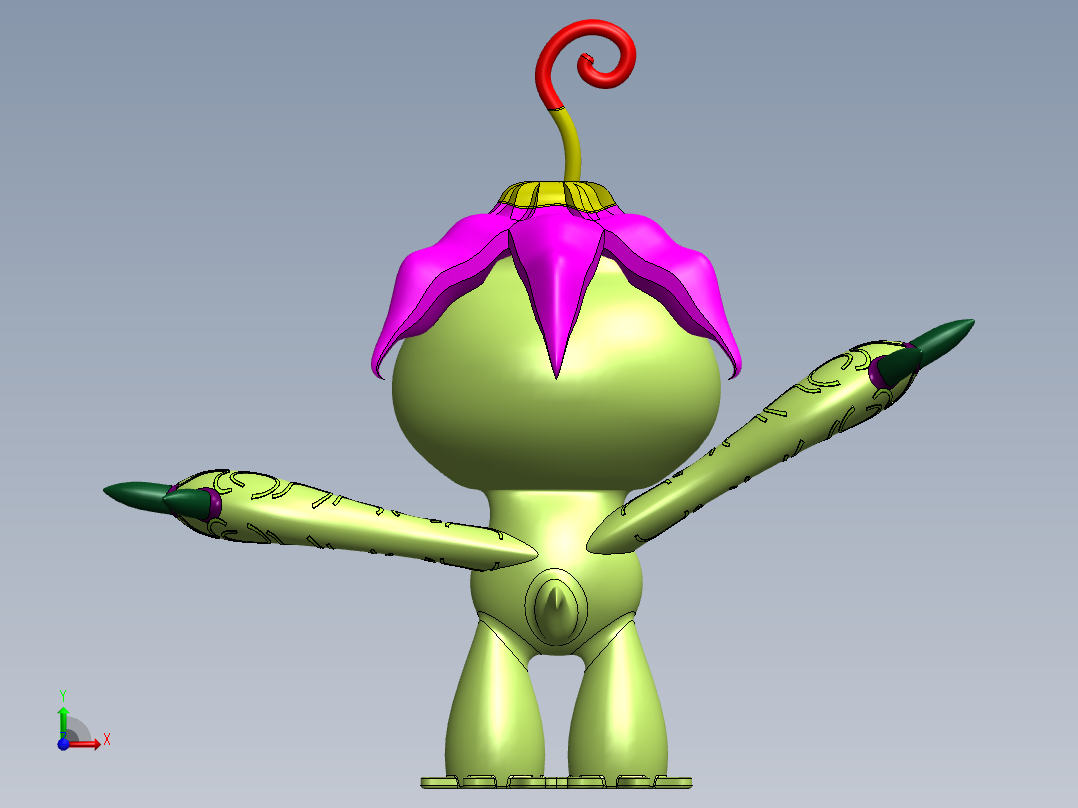 帕尔蒙数码宝贝塞尔吉奥前视图