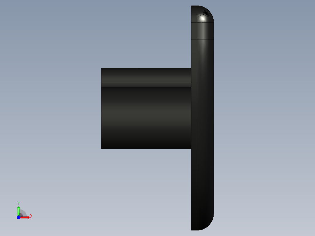 型材-BR 20X20R COVER CAP 3842517247前视图