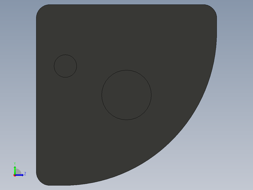 型材-BR 20X20R COVER CAP 3842517247左视图