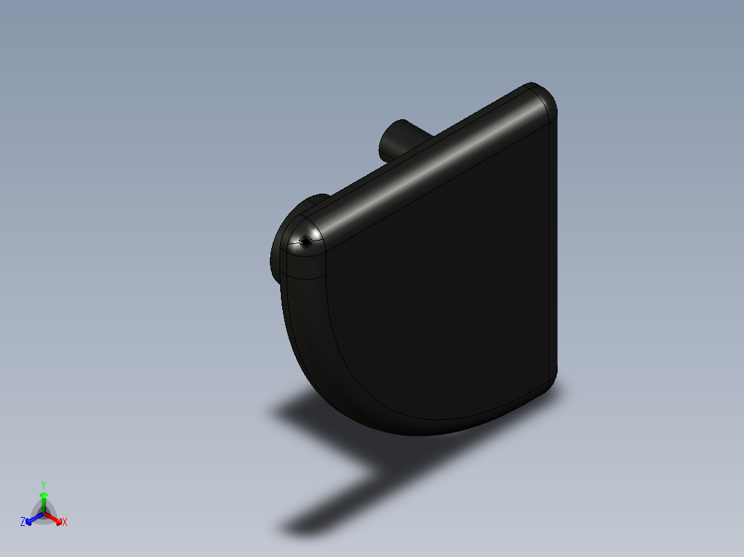 型材-BR 20X20R COVER CAP 3842517247正等轴测图