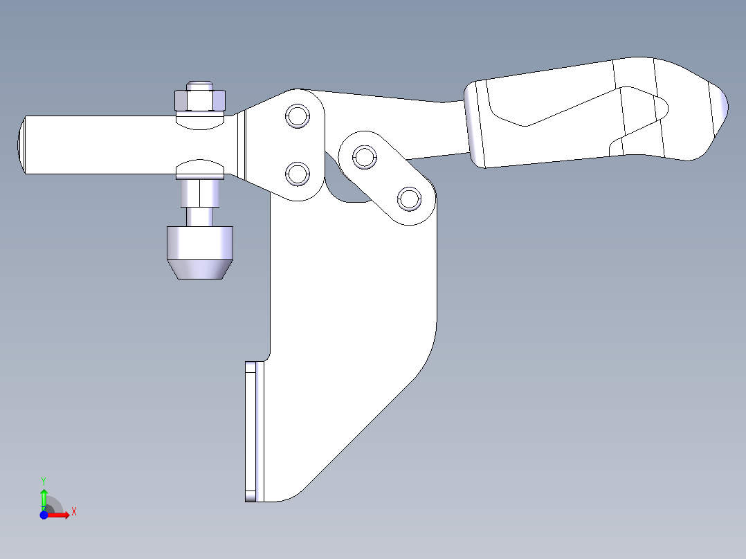 德克斯TUNKERS气缸数模T2-17_UF_TUENKERS前视图