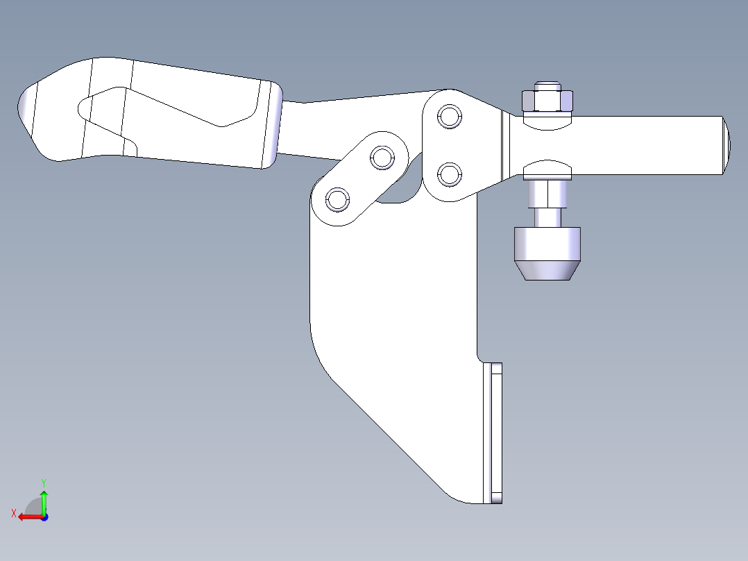 德克斯TUNKERS气缸数模T2-17_UF_TUENKERS后视图