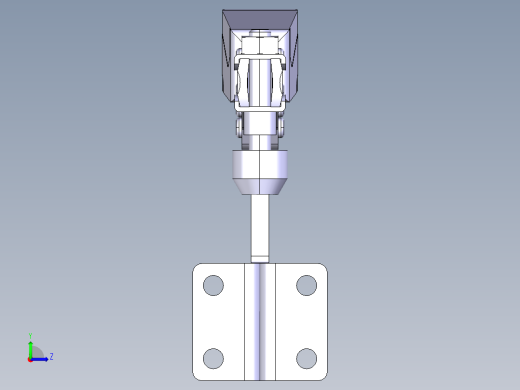 德克斯TUNKERS气缸数模T2-17_UF_TUENKERS左视缩略图