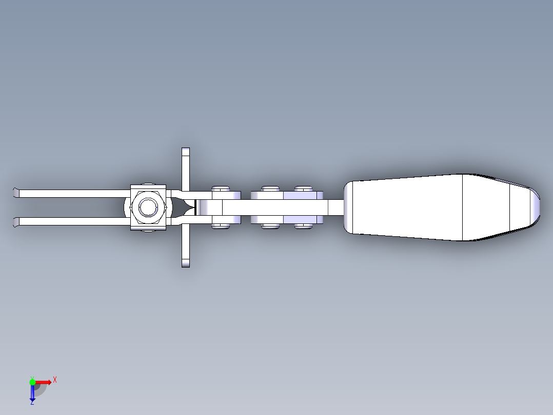 德克斯TUNKERS气缸数模T2-17_UF_TUENKERS俯视图