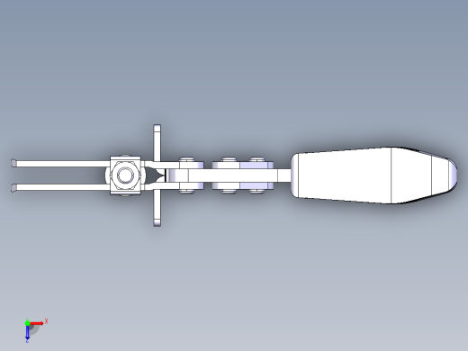 德克斯TUNKERS气缸数模T2-17_UF_TUENKERS俯视缩略图