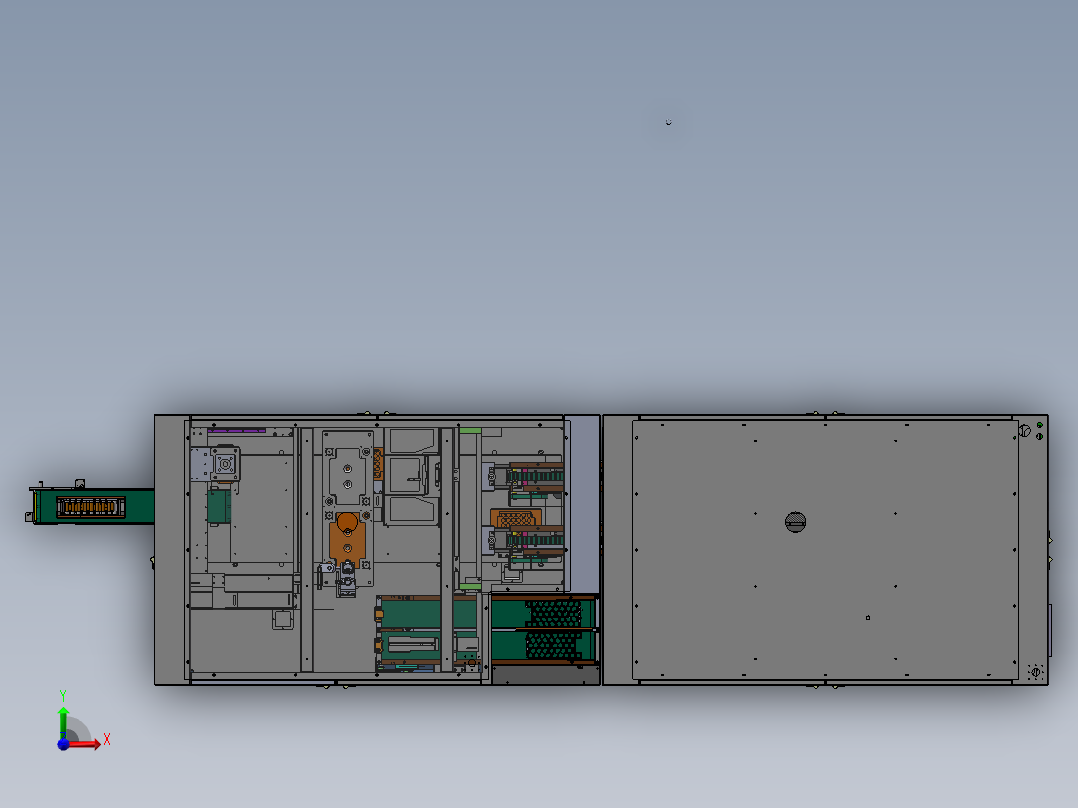 自动分选机前视图