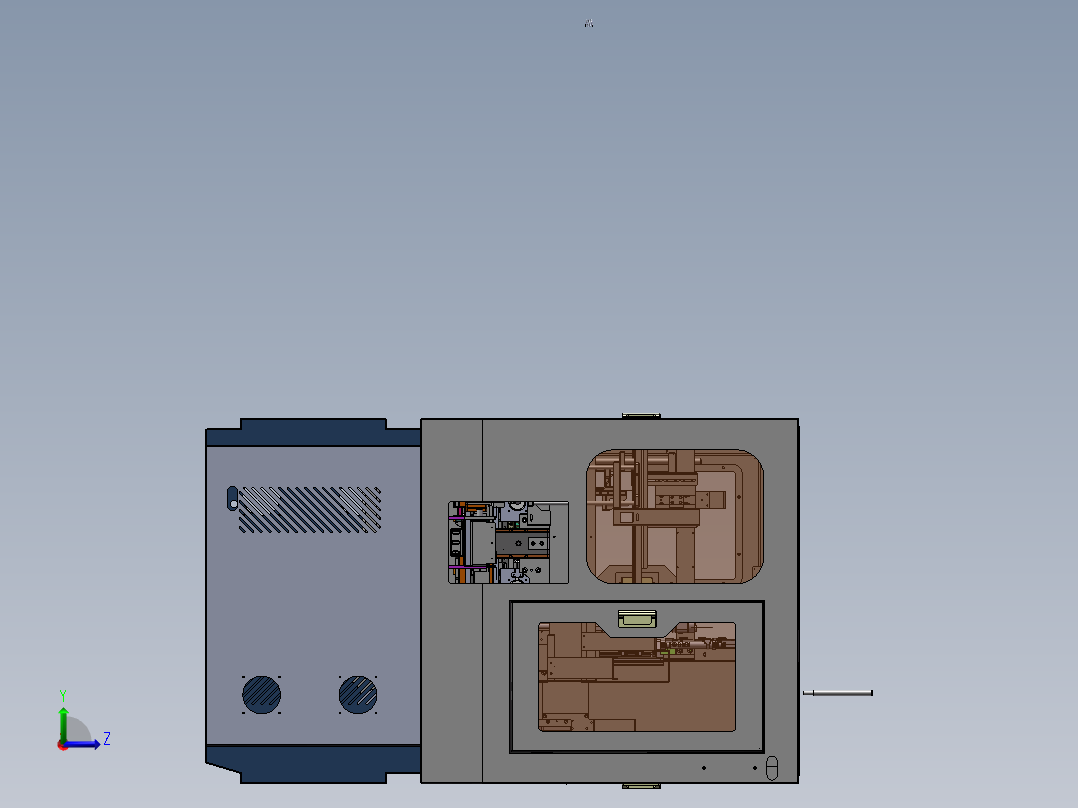 自动分选机左视图