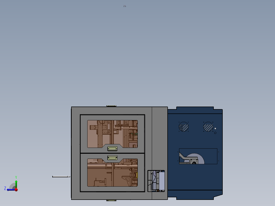 自动分选机右视图