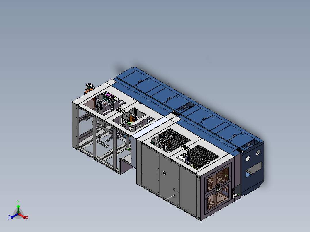 自动分选机正等轴测图