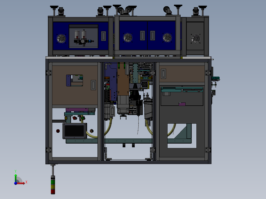 双工位PCM焊接机sw18前视图