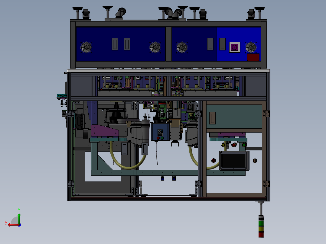 双工位PCM焊接机sw18后视图