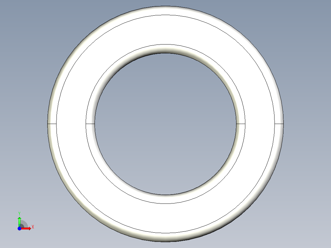 A61014 直线轴承前视图