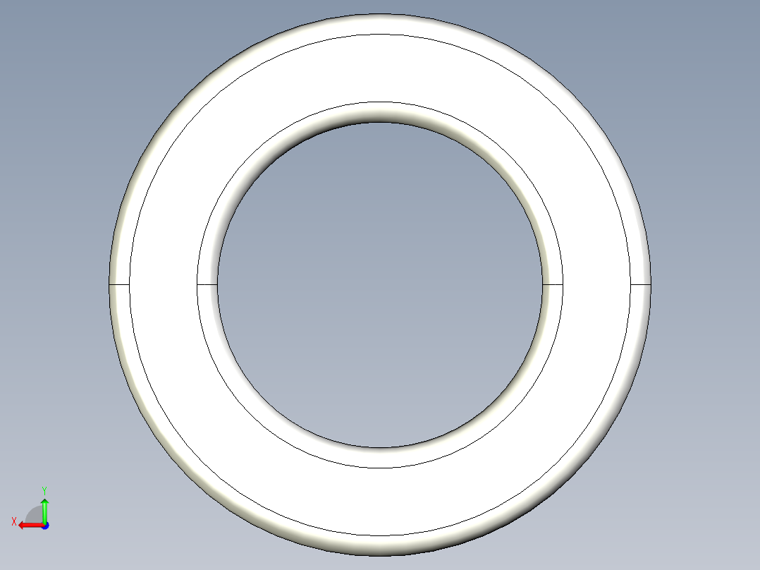 A61014 直线轴承后视图