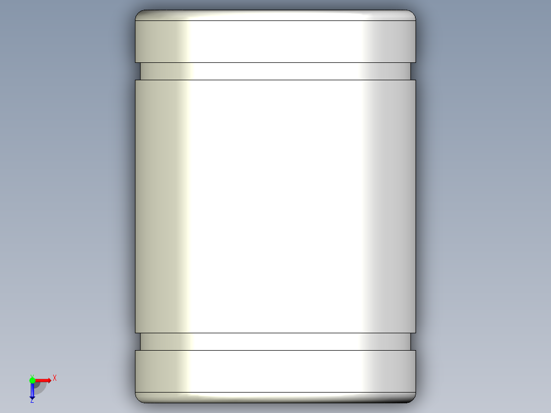 A61014 直线轴承俯视图