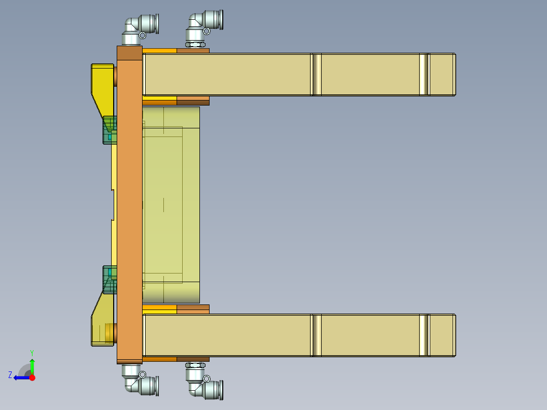 MD1-Camera小件CNC工装夹具三维模型-CNC4-210616右视图