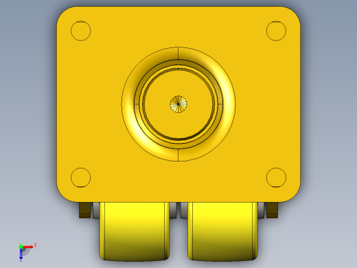 万向轮、脚轮(110)俯视缩略图