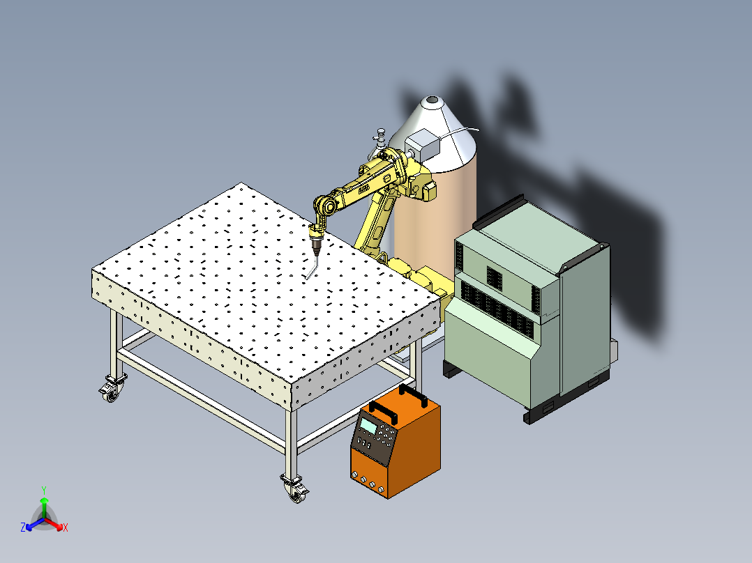 机器人焊接柔性平台