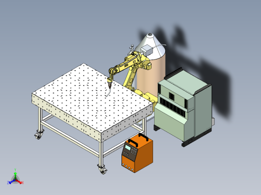 机器人焊接柔性平台