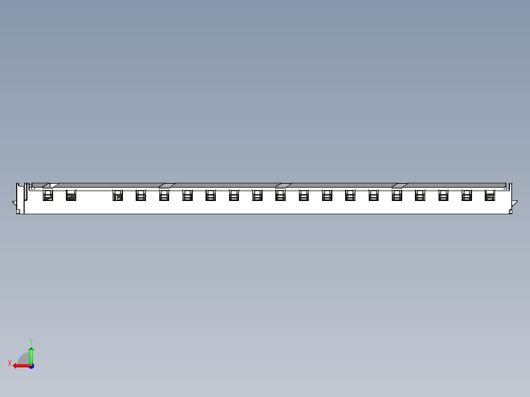 2U鲲鹏服务器面板后视图